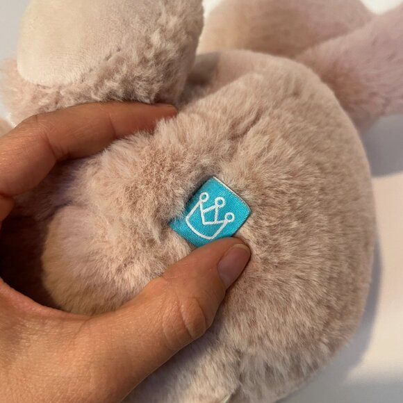 Manhattan Toy Company 11" Pink Chubby Plush Easter Bunny Lop Ear Rabbit 2018 - Picture 9 of 16